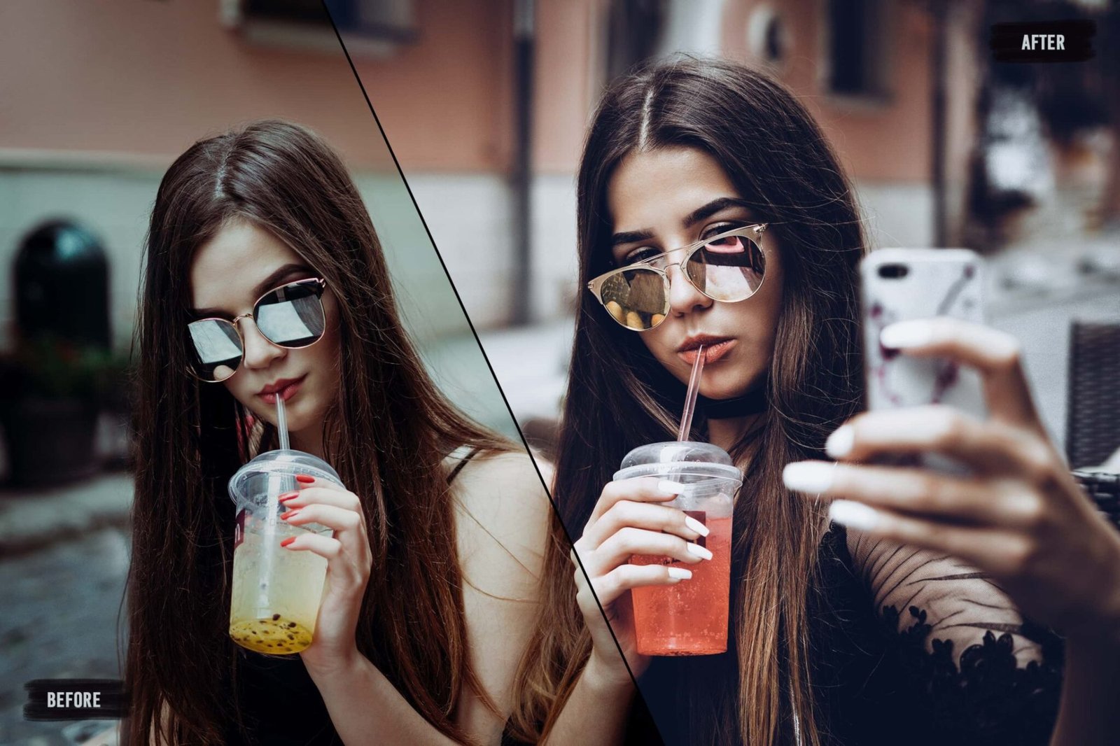 🎬 Cinematic Teal — before and after LUT applied